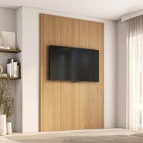 Painel para TV até 65 Polegadas 160cmx250cm Liso Aruá CabeCasa MadeiraOriginals Marrom Jatobá