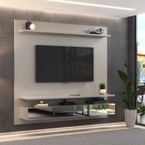 Painel para TV até 65 Polegadas 180cmx165cm 2 Gavetas Espelhadas Bp Bp1062E Foscarini Bege Nude Painel para TV até 65 Polegadas 180cmx165cm 2 Gavetas Espelhadas Bp Bp1062E Foscarini Bege Nude