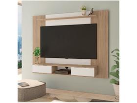 Painel para TV até 65 Polegadas 3 Nichos 2 Prateleira Artely Nevada Carvalho Com Off White Painel para TV até 65 Polegadas 3 Nichos 2 Prateleira Artely Nevada Carvalho Com Off White