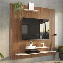 Painel para TV Até 65 Polegadas Chicago 3 Prateleira Freijo/Off - Irm Móveis Painel para TV Até 65 Polegadas Chicago 3 Prateleira Freijo/Off - Irm Móveis