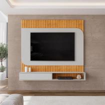 Painel para TV até 65 Polegadas com Nichos DJ Móveis Tom Cedro Bali Painel para TV até 65 Polegadas com Nichos DJ Móveis Tom Cedro Bali