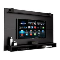 Painel Para TV Até 65 Polegadas Com Prateleira 1,80m Max Preto