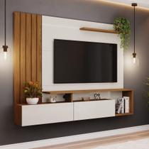 Painel Para Tv Ate 65 Polegadas Layla Casa 812 Nature Com Off White