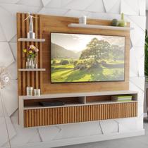 Painel para TV até 65 Polegadas MDF 180,5cmx149cm 1 Porta Provence Viero Bege Mel/Off White Painel para TV até 65 Polegadas MDF 180,5cmx149cm 1 Porta Provence Viero Bege Mel/Off White