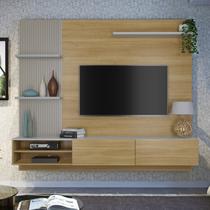 Painel para TV até 65 Polegadas MDF 200cmx175cm Frisado Montana
