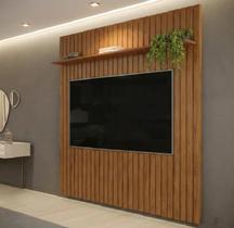 Painel para TV até 65 Polegadas Ripado 240x183cm Trento