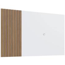 Painel Para Tv até 65 Polegadas Ripado em Branco e Mel 180cm Prodecor Painel Para Tv até 65 Polegadas Ripado em Branco e Mel 180cm Prodecor