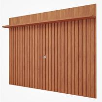 Painel Para Tv Até 70 Polegadas 100% MDF Ripado C/ 1 Prateleira Trend Permobili Cinamomo