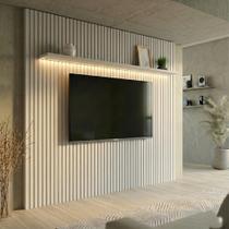 Painel para TV até 70 polegadas Alanis com LED Off White