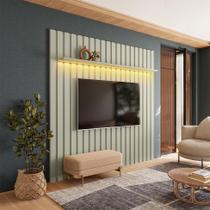 Painel para TV até 70 polegadas Alanis com LED Off White Painel para TV até 70 polegadas Alanis com LED Off White