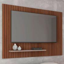 Painel para TV Até 70 Polegadas com Ripado 3d Puerto Fendi/Havana - Pnr Móveis