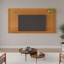 Painel para TV até 70 Polegadas MDF 200cmx108cm Trunfo Candian Marrom Cinamomo