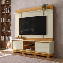 Painel para TV Até 75" Aspen M20 183CM MDP Cumaru e Opala D'Rossi Painel para TV Até 75" Aspen M20 183CM MDP Cumaru e Opala D'Rossi