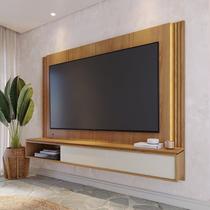 Painel para Tv até 75 Polegadas 165cmx216,8cm com Led Ripado e 2 Portas Loa