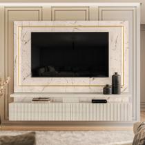 Painel para TV até 75 Polegadas 2 Gavetas Gaia Madetec