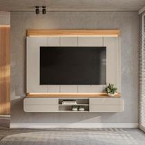 Painel para TV até 75 Polegadas 2 Portas LED Zurique Linea Brasil