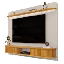 Painel Para TV Até 75 Polegadas 2,15m Led 2 Portas Kai Dj Móveis Painel Para TV Até 75 Polegadas 2,15m Led 2 Portas Kai Dj Móveis