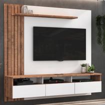 Painel Para Tv Até 75 Polegadas 3 Gavetas Solanum/branco Bp1066 - Foscarini