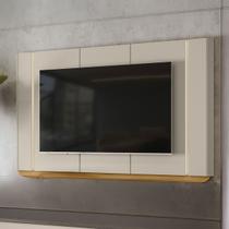 Painel para TV Até 75 Polegadas Elven com Led Tauari/Off White - Pnr Móveis Painel para TV Até 75 Polegadas Elven com Led Tauari/Off White - Pnr Móveis