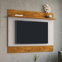Painel para TV Até 75 Polegadas Icaraí 1 Prateleira Naturalle/Off White - Móveis Bechara Painel para TV Até 75 Polegadas Icaraí 1 Prateleira Naturalle/Off White - Móveis Bechara