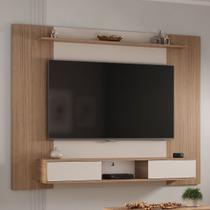 Painel para TV Até 75 Polegadas Nevada 2 Portas Carvalho/Off White - Pnr Móveis Painel para TV Até 75 Polegadas Nevada 2 Portas Carvalho/Off White - Pnr Móveis