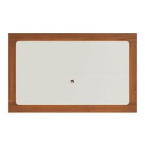 Painel para Tv até 75 Polegadas Off White e Freijó 180cm