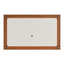 Painel para TV até 75 Polegadas Oslo Off White e Canella 217cm