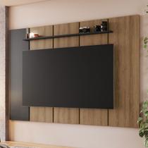 Painel para TV Até 75 Polegadas Paris 1 Prateleira Grafite - Art In Móveis