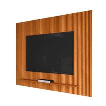 Painel Para TV Até 75 Polegadas Ripado Impressão 3D Avante 1,79m Cedro EDN Painel Para TV Até 75 Polegadas Ripado Impressão 3D Avante 1,79m Cedro EDN