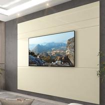 Painel para TV até 85 Polegadas 100% MDF Bege 217cmx217cm Luminare Painel para TV até 85 Polegadas 100% MDF Bege 217cmx217cm Luminare