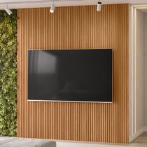 Painel para TV Até 85 Polegadas Ripado 100% Mdf Nature Fosco - Linea Brasil
