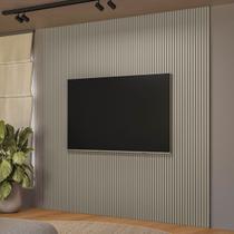 Painel para TV Até 85 Polegadas Ripado Gris Fosco 810010151 - Linea Brasil Painel para TV Até 85 Polegadas Ripado Gris Fosco 810010151 - Linea Brasil