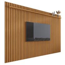 Painel Para TV Até 85 Polegadas Ripado Verdadeiro Versátil 2.2x1.8 Nature - Giga Móveis