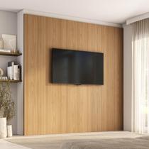 Painel para TV até 86 Polegadas 240cmx230cm Liso Aruá CabeCasa MadeiraOriginals Jatoba