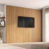 Painel para TV até 86 Polegadas 280cmx230cm Liso Aruá CabeCasa MadeiraOriginals Jatoba