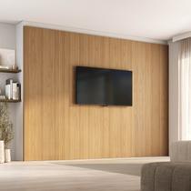 Painel para TV até 86 Polegadas 320cmx250cm Liso Aruá CabeCasa MadeiraOriginals