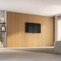 Painel para TV até 86 Polegadas 400cmx250cm Liso Aruá CabeCasa MadeiraOriginals