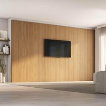 Painel para TV até 86 Polegadas 400cmx250cm Liso Aruá CabeCasa MadeiraOriginals Jatoba Painel para TV até 86 Polegadas 400cmx250cm Liso Aruá CabeCasa MadeiraOriginals Jatoba