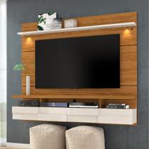 Painel para TV com Portas e LED Verena 1.8 Naturale Off White