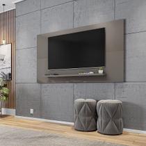 Painel Para Tv Esmeralda 1.58 Cinza/Perola - Casa D Móveis
