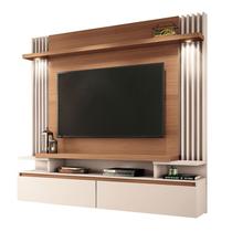Painel para TV Home Suspenso Brasil Nature Off White - HB Móveis