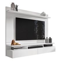 Painel para Tv Home Suspenso Noruega Branco - Móveis Leão - MOVEIS LEAO