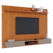 Painel para TV Home Suspenso Ripado Loft 2.2 Nature Gianduia - Imcal