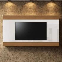Painel para TV Merlot 1,80m Off White/Naturale Design Moderno, Elegância e Funcionalidade EDN