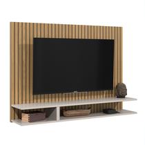 Painel Para TV Quarto Sala Com Prateleira 50 Polegadas Nichos MILAO Painel Para TV Quarto Sala Com Prateleira 50 Polegadas Nichos MILAO