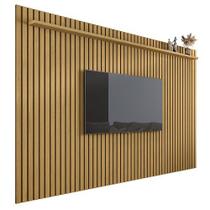 Painel Para TV Ripado Até 85 Polegadas Versátil 2.2x1.8 Cumaru - Giga Móveis