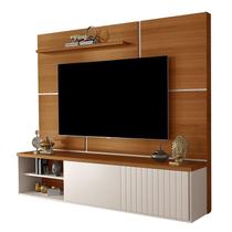 Painel para Tv Rivoli Carvalho New Off White - Luapa