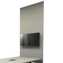 Painel Para TV Sala de Reunião 195cm x 90cm Cinza Sagrado F5 Painel Para TV Sala de Reunião 195cm x 90cm Cinza Sagrado F5