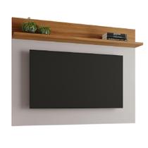 Painel Para TV Smart até 50 Polegadas NT 1185 Notável Off White / Freijó Trend 1,35m