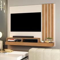 Painel Para Tv Smart Requinte para Tv de 55 Polegadas Off White / Nature - Maria Móveis Painel Para Tv Smart Requinte para Tv de 55 Polegadas Off White / Nature - Maria Móveis